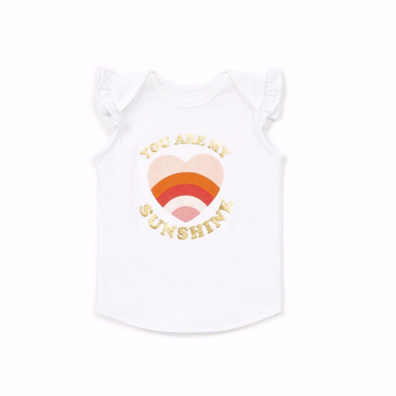 bonton sunshine baby t-shirt white