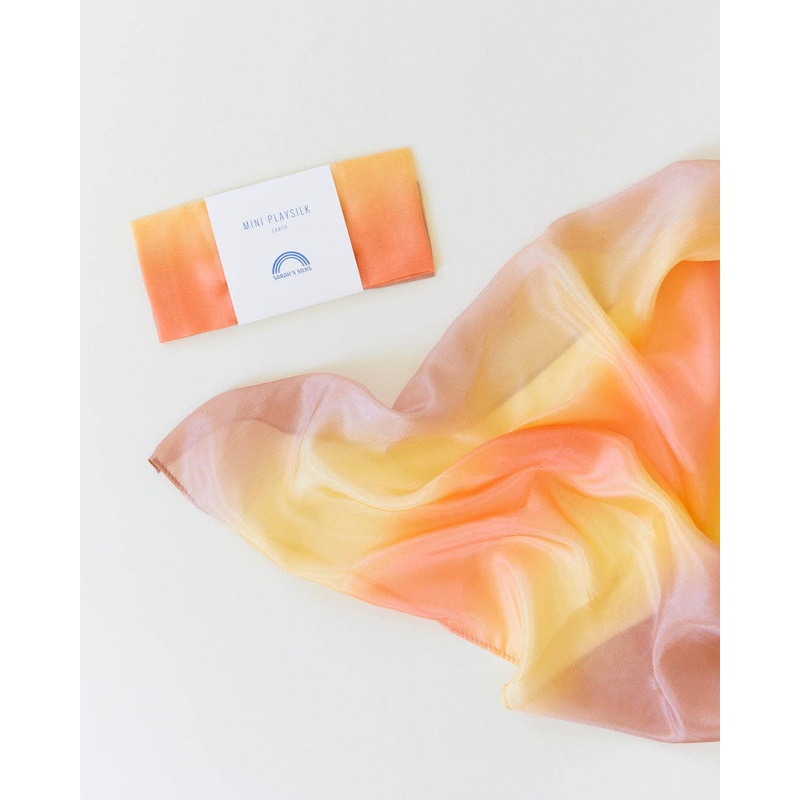 Mini Earth Playsilks – Open- Ended,100% Natural, Silk Toys ZP413838121536