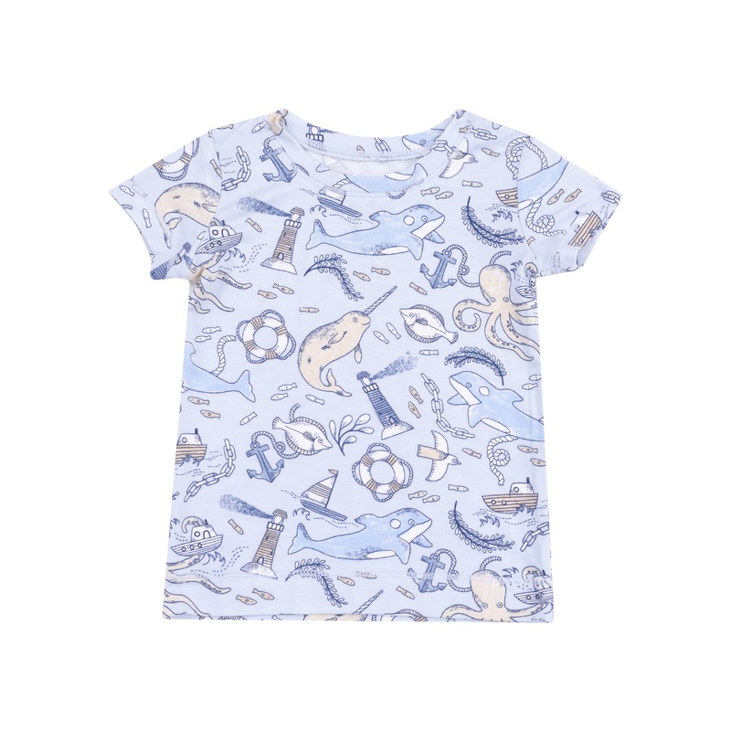 Nautical Notebook S/S Loungewear Set