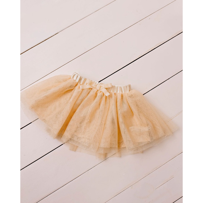 Sparkly Tulle Skirt – Gold