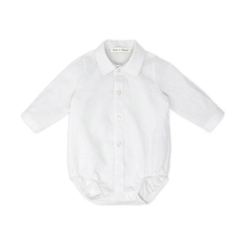 zhoe & tobiah baby body shirt white