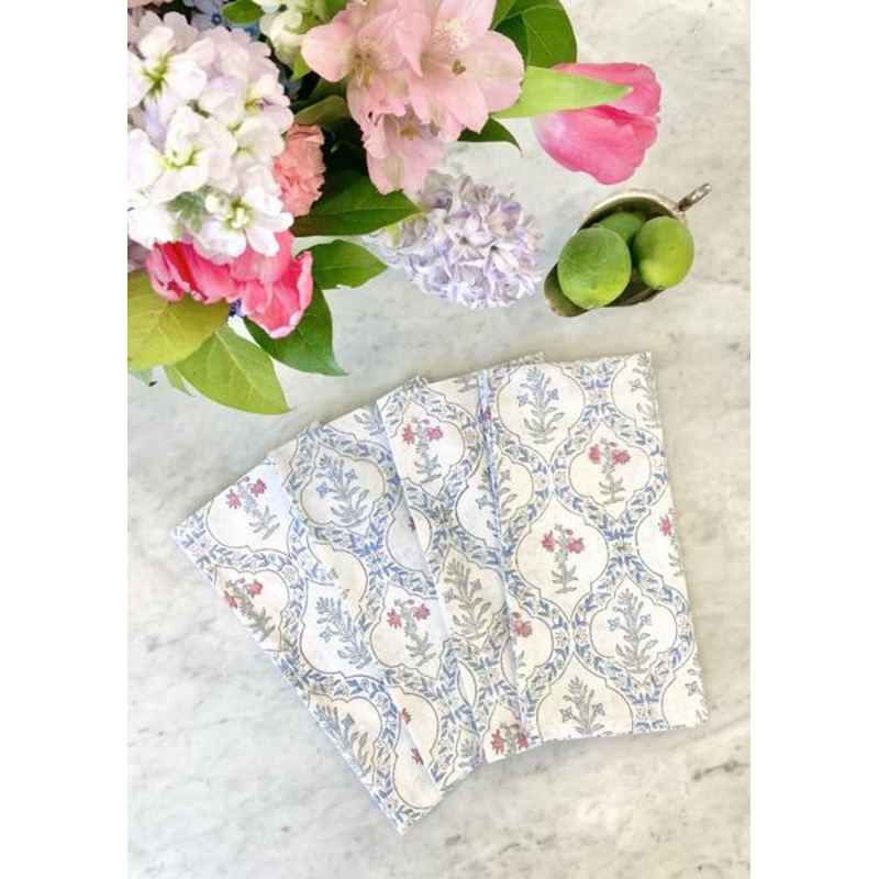 White Gem Dinner Napkins