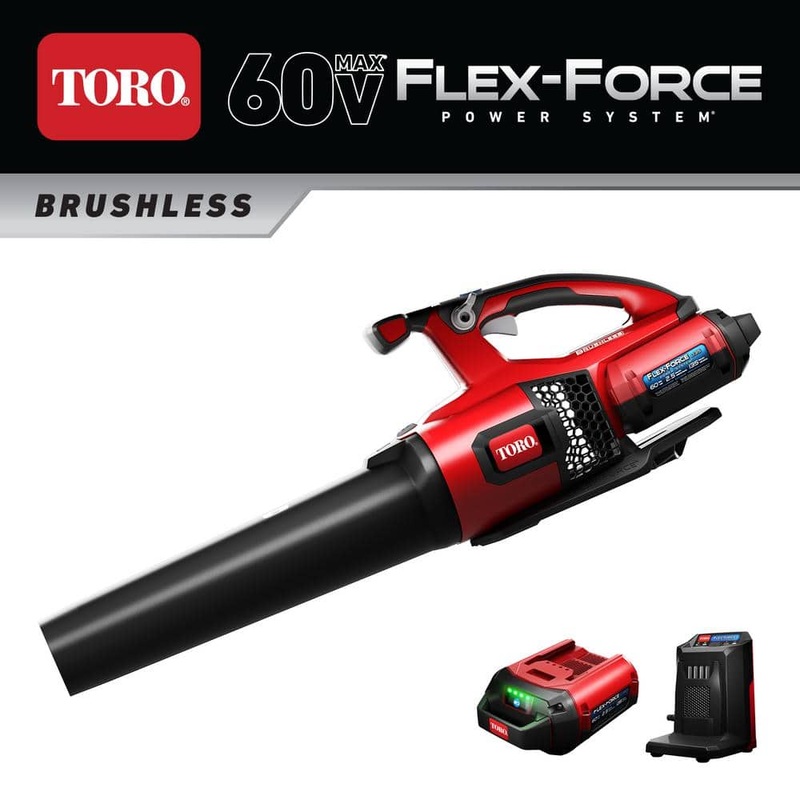 120 MPH 605 CFM 60-Volt Max Lithium-Ion Brushless Cordless Leaf Blower – 2.5 Ah Battery and Charger Included S97428329