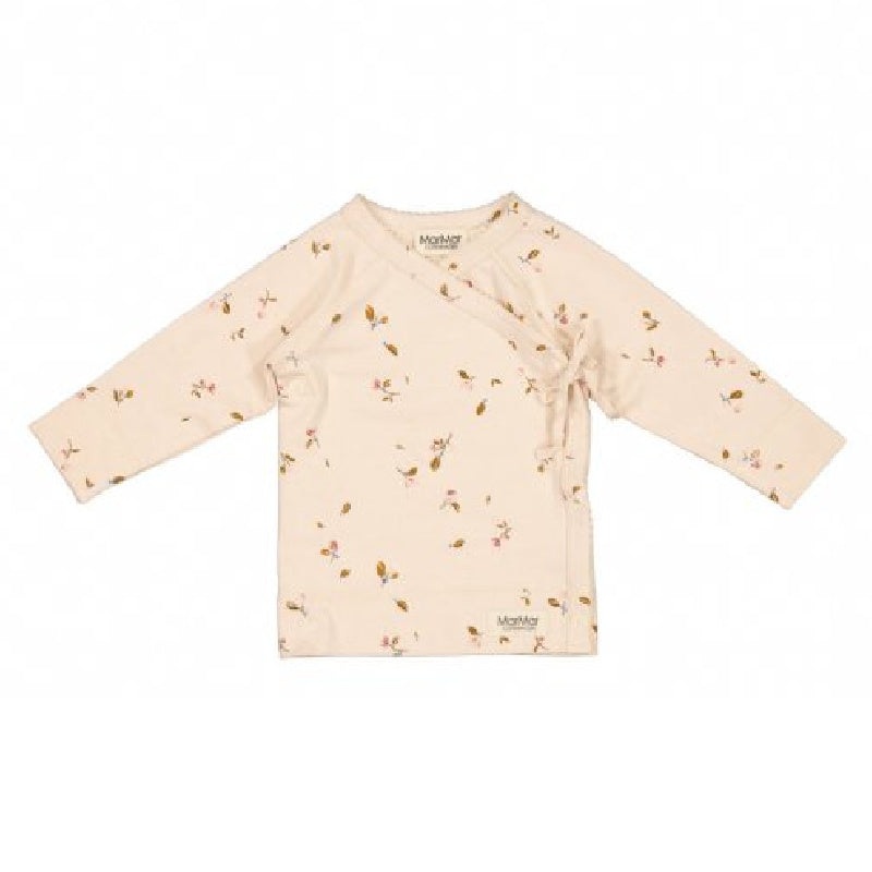 marmar copenhagen tut wrap long sleeve preemie top little floral
