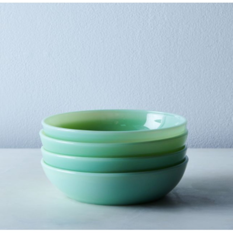 Tinted Glass Nesting Shallow Bowls S97468498