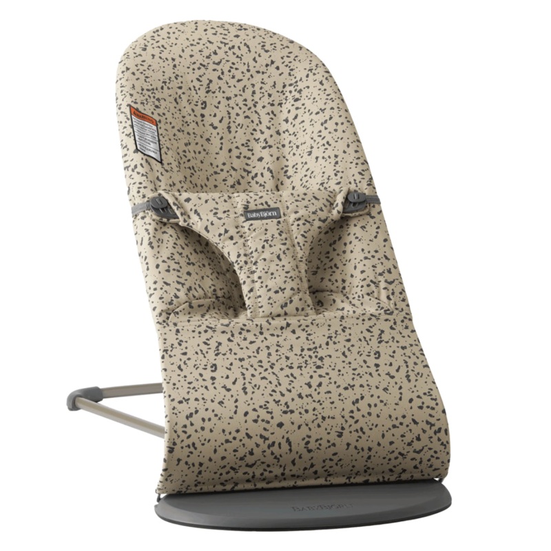 Bouncer Bliss in Beige Print