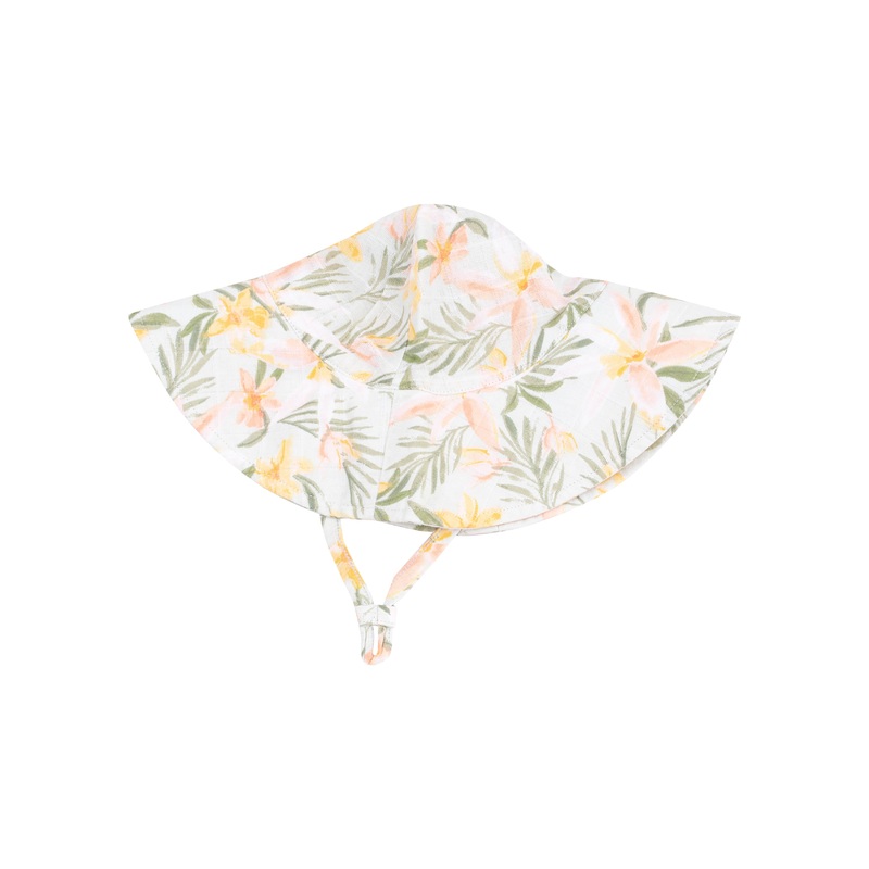Island Floral Wide Brim Sunhat