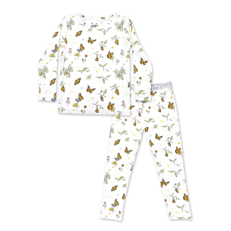 Monarch Butterfly Bamboo Pajama Set
