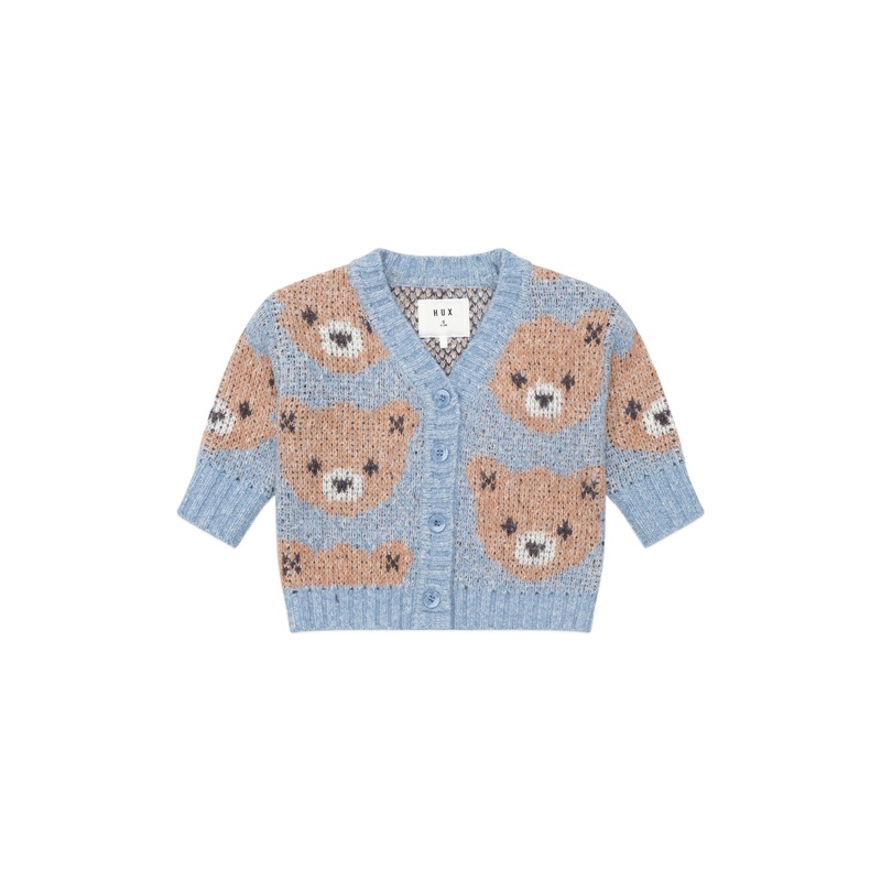DUSK BLUE HUXBEAR KNIT CARDI