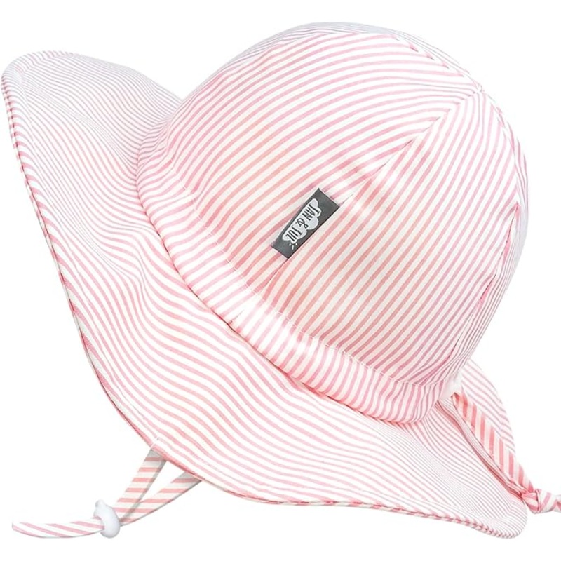 Pink Stripes | Cotton Floppy Hat
