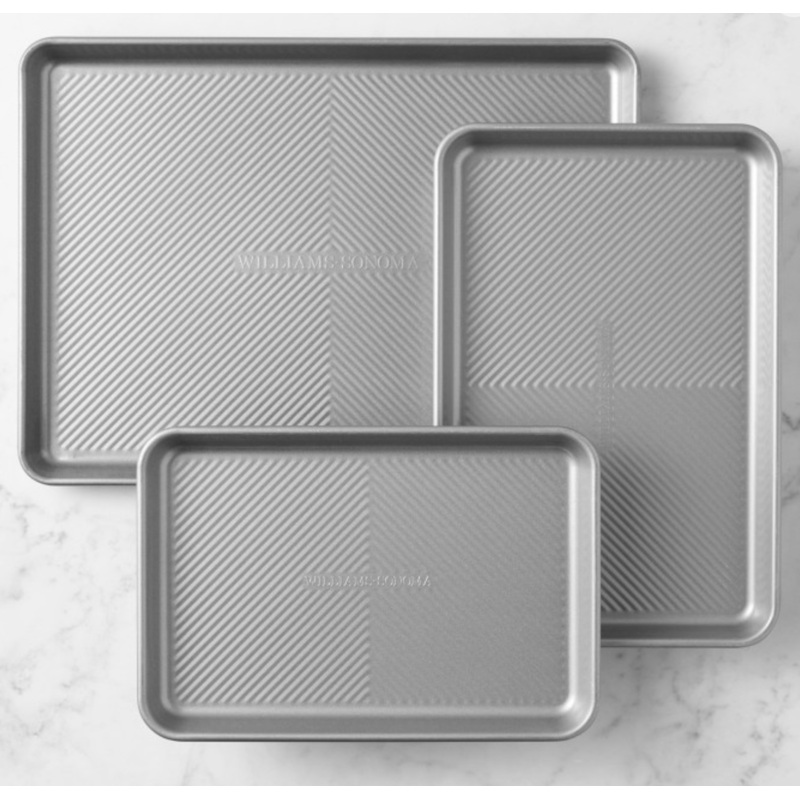 Williams Sonoma Cleartouch Nonstick 3-Piece Sheet Pan Set