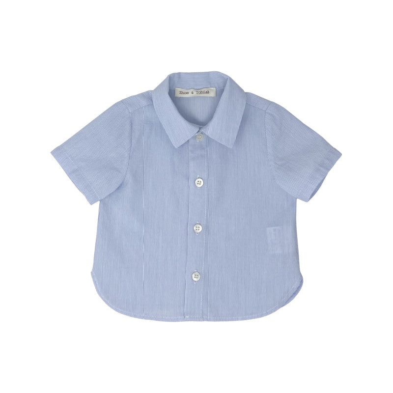 zhoe & tobiah baby shirt light blue