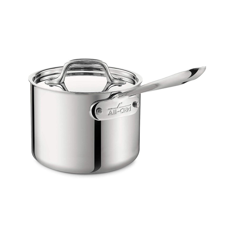 All-Clad  d3 Stainless Steel 2-qt. Saucepan with Lid S97427090