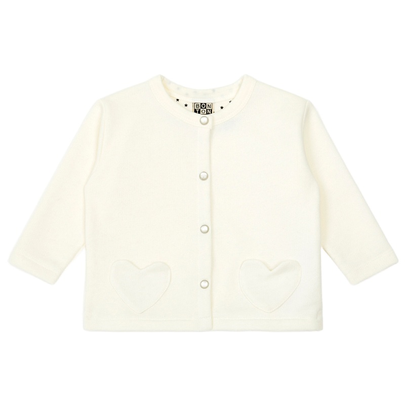 bonton sister cardigan ecru