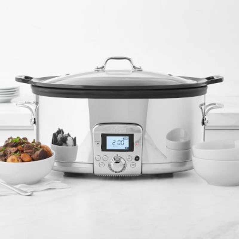 All-Clad Gourmet Plus Slow Cooker with All-In One Browning, 7-Qt.