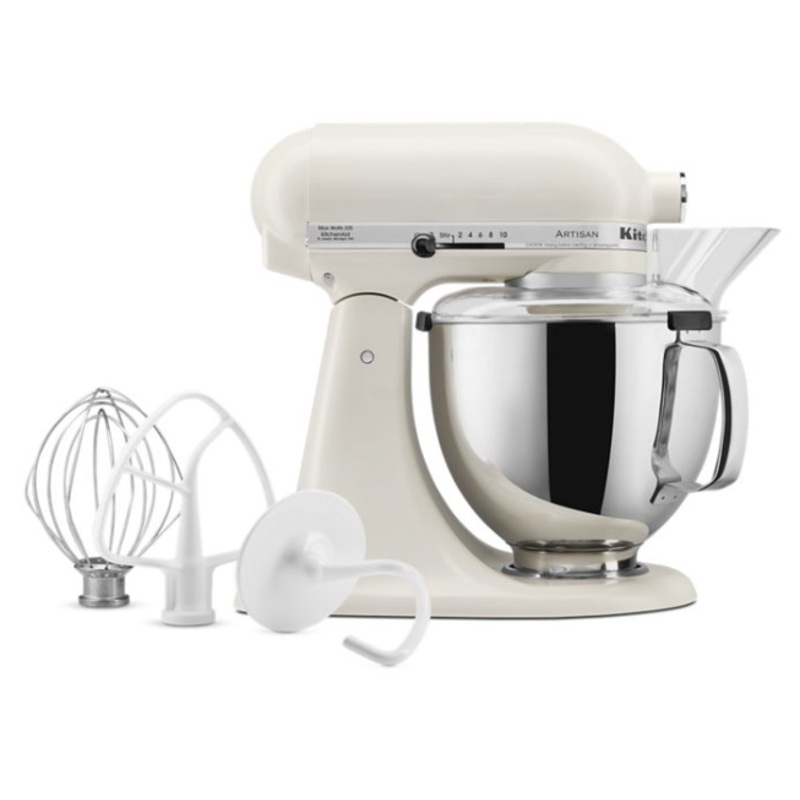 Artisan Series 5 Quart Tilt-Head Stand Mixer; Porcelain White