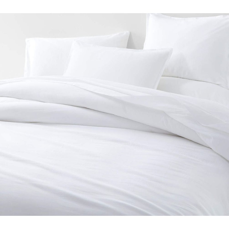 Aire Organic Cotton White Duvet Cover