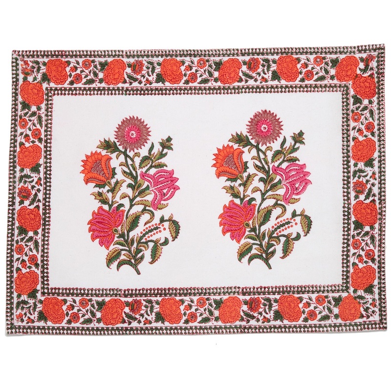 Block Printed Placemat, Set of 2 S97462538