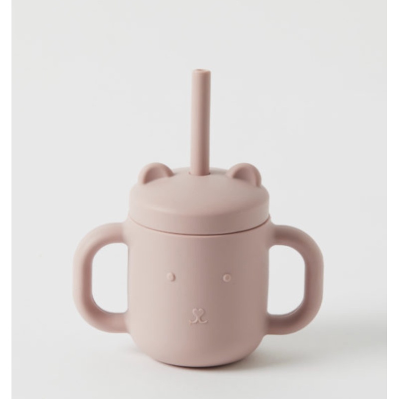 Henny Silicone Sippy Cup with Straw.