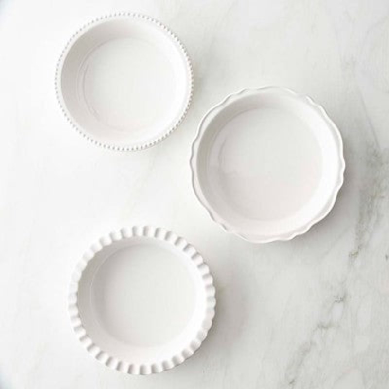 Williams Sonoma Stoneware Pie Dish, Set of 3 S97424934