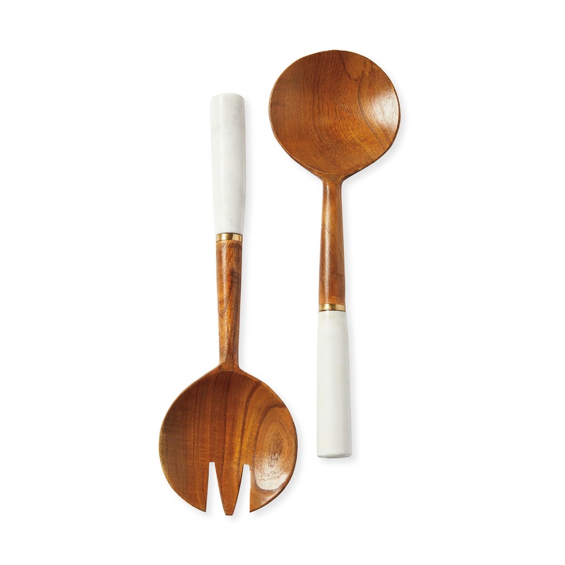Wood and Marble Serving Set S97463757