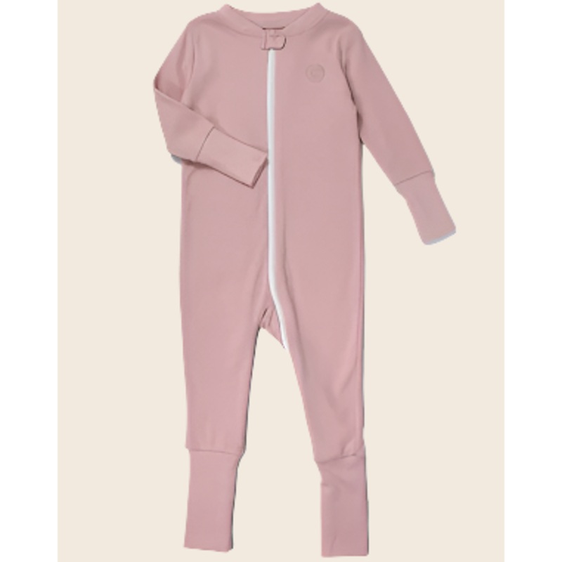 Cuddloom | Grow-On Romper Pink