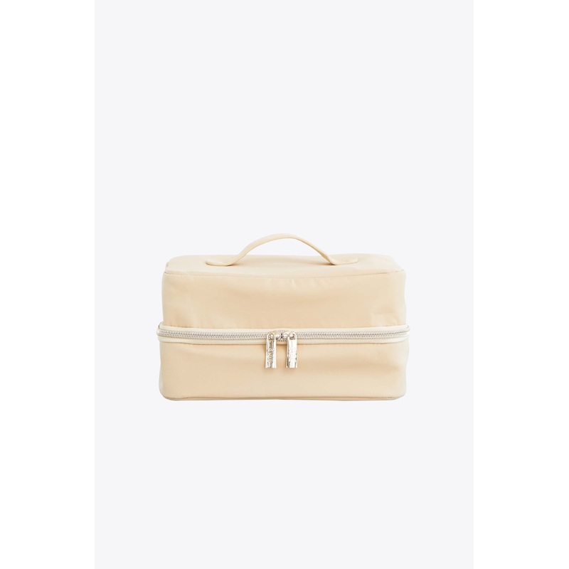 The Hanging Cosmetic Case in Beige