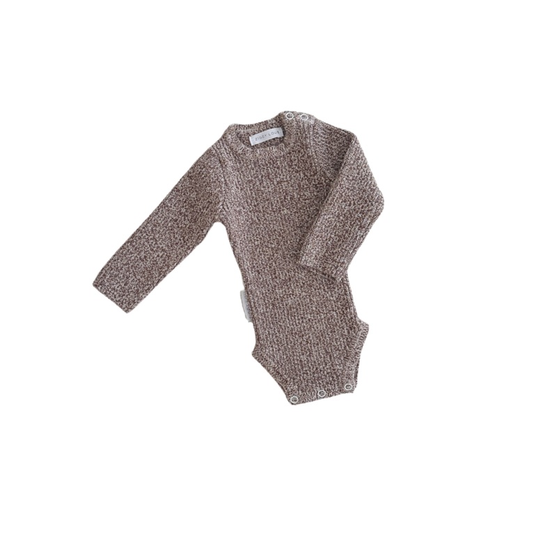 Ziggy Lou Knit Bodysuit – Brownie