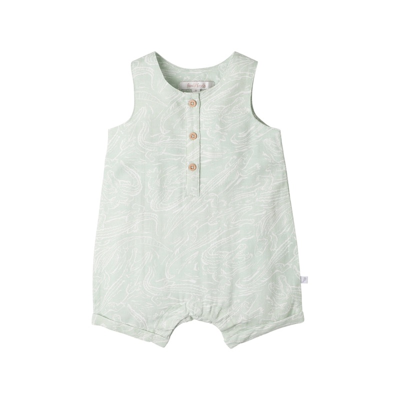 CROC PRINT ROMPER