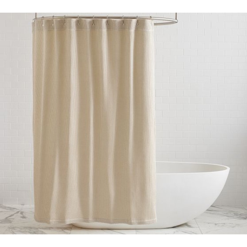Waffle Weave Cotton Shower Curtain S97473275