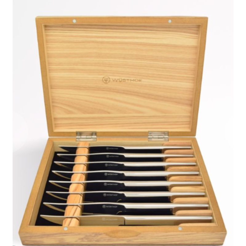 Wusthof  Mignon Stainless Olivewood 8-Piece Steak Knife Set S97470391