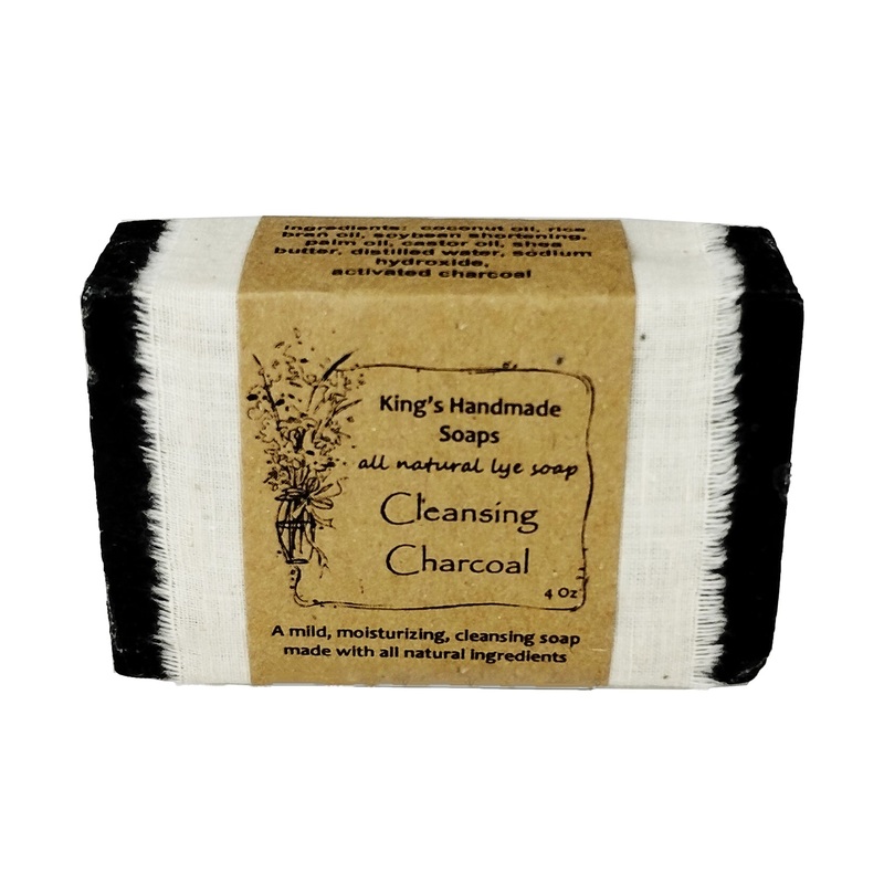Cleansing Charcoal All-Natural Soap 4 oz.