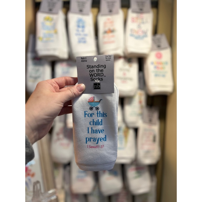 For this Child I have Prayed-Socks