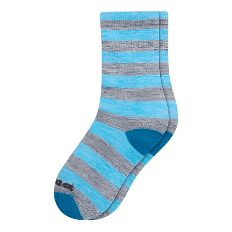Pacas Kids’ Crew Socks – Blue Stripe