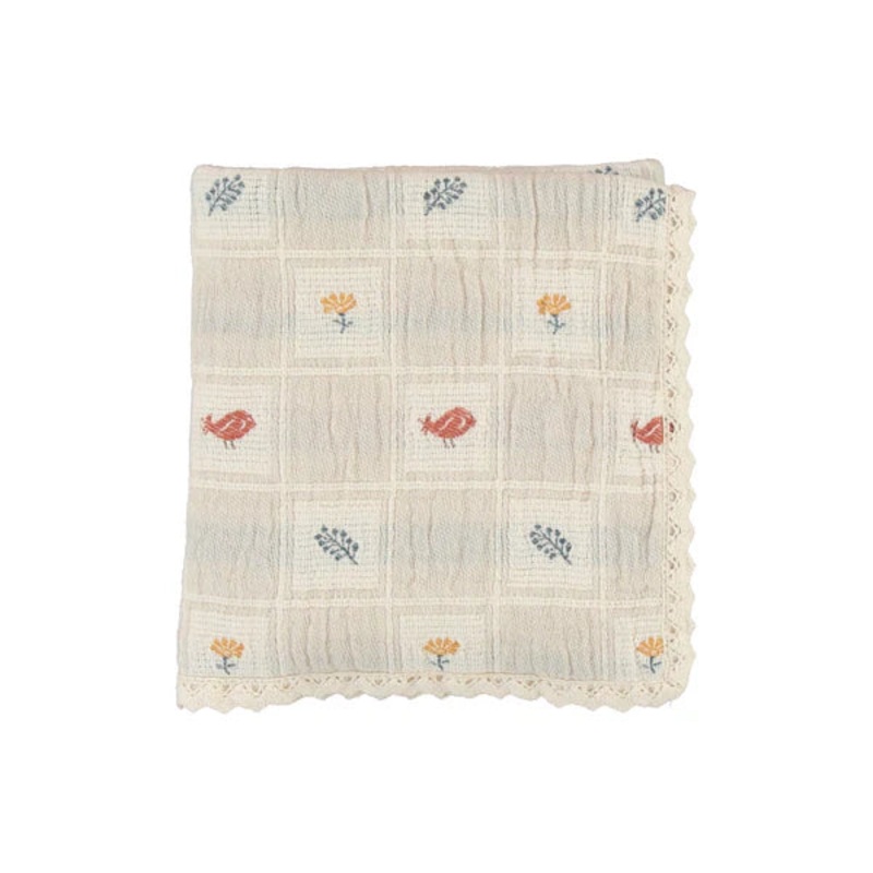 Baby Blanket | Patchwork | Sand Nature | Bebe Organic  | SS25