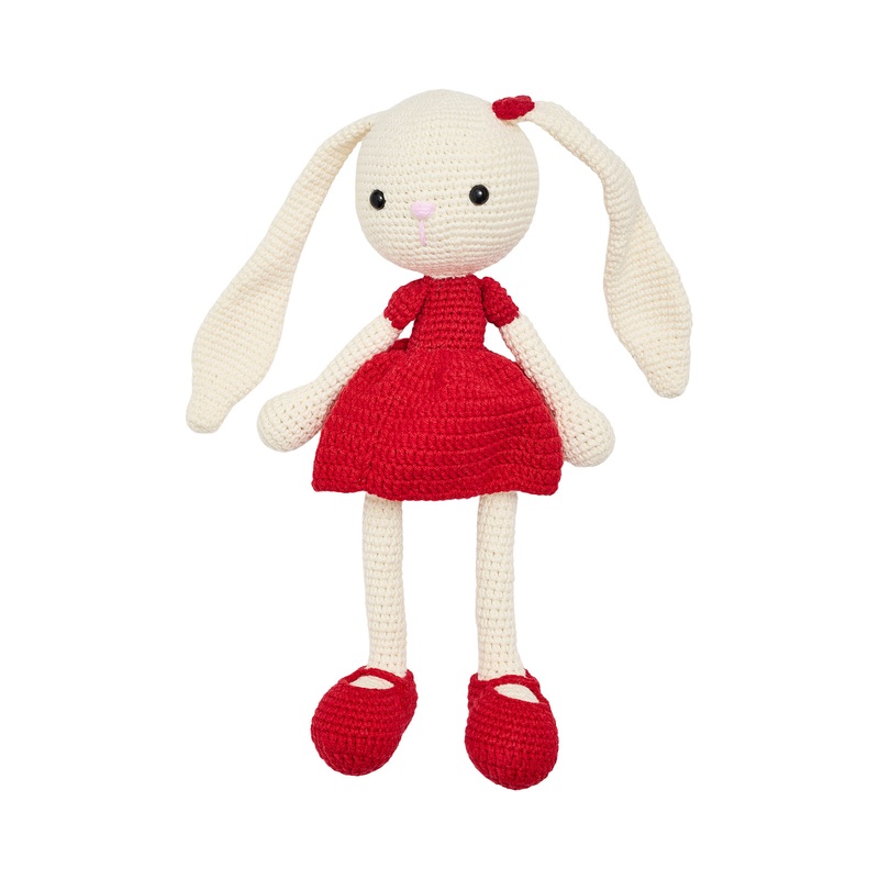 Hand Crochet Ballerina Bunny