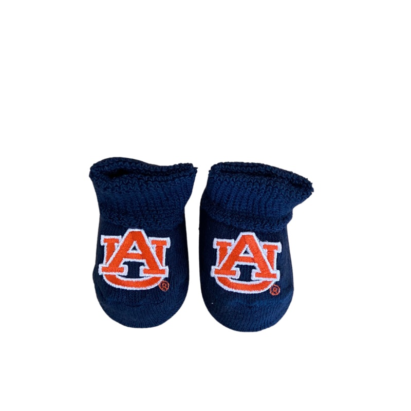 Newborn Auburn Booties