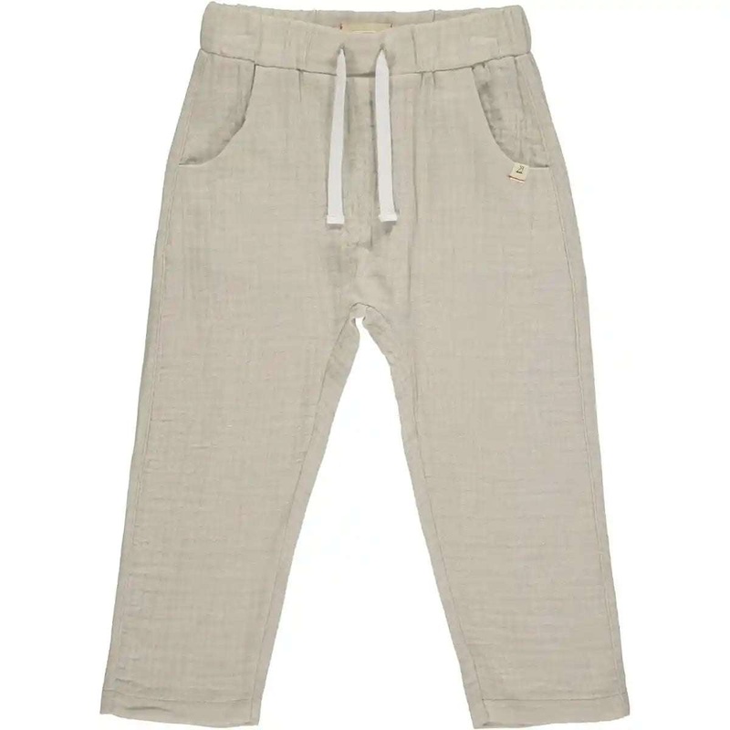 Beige Bosun Gauze Pants