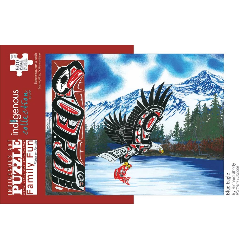 Indigenous Collection blue eagle 500 pc puzzle