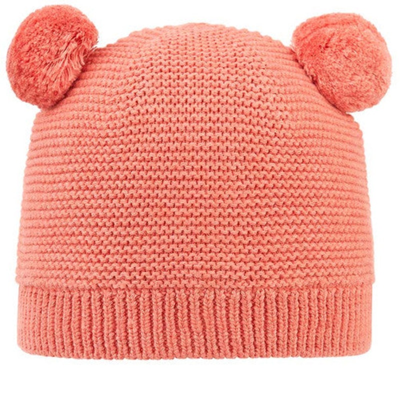 Organic Beanie Snowy Coral (LS)