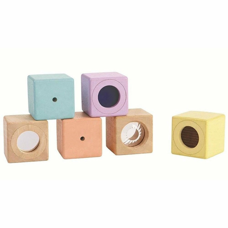 Plan Toys Sensory Blocks – Pastel
