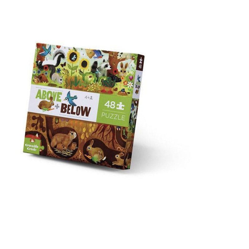 Crocodile Creek above and below backyard discovery 48 pc puzzle