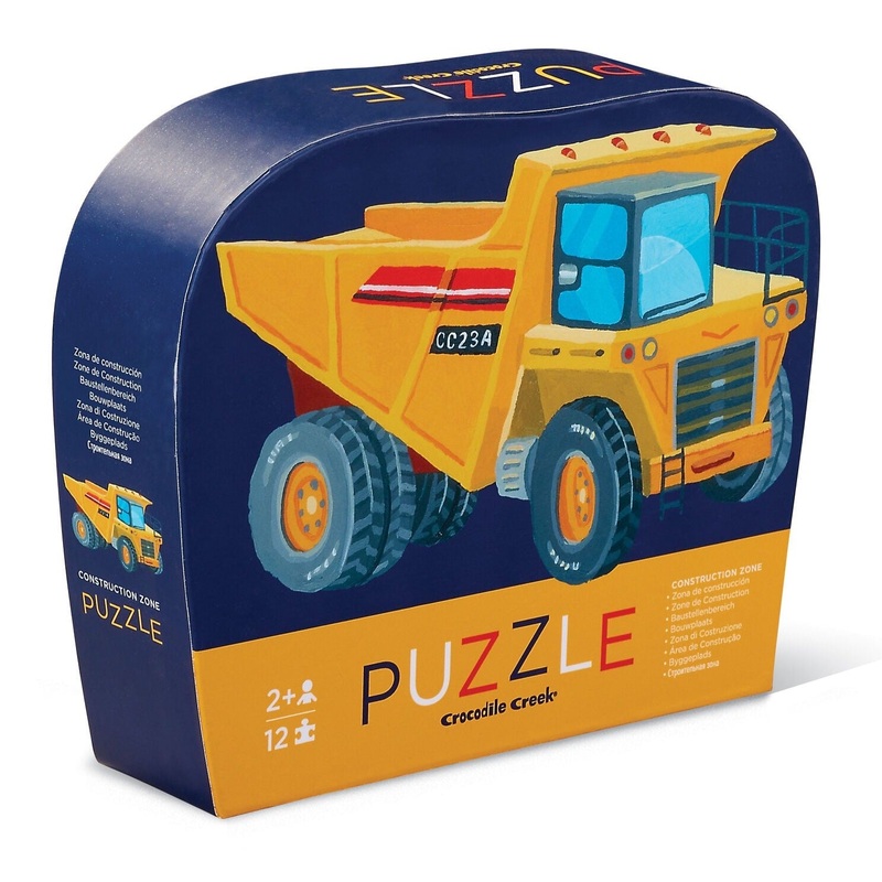Crocodile Creek Mini Puzzle 12 Piece – Construction