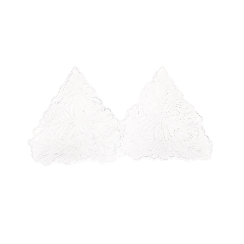 Lastra Holiday White Figural Tree Two-Part Server