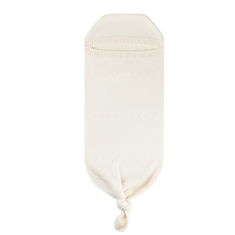 Peluche Pointelle Knit Cocoon & Bonnet