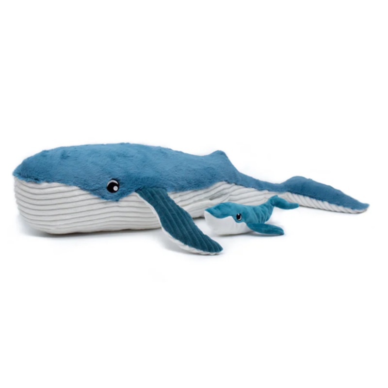 Plush Whale with Baby