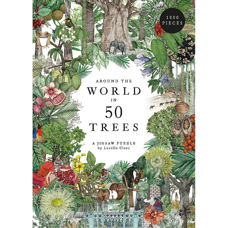 around the world in 50 trees, 1000 piece puzzle