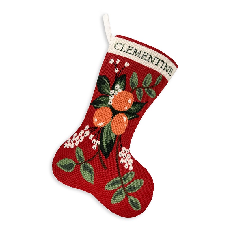Clementine Stitched Stocking