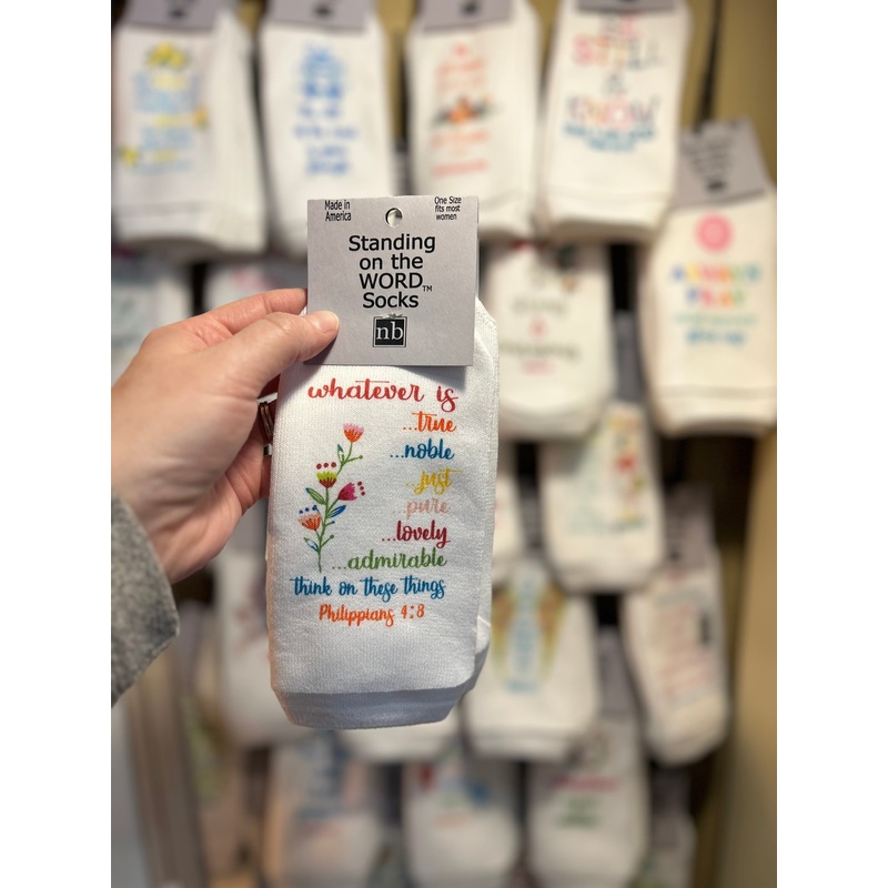 Whatever is true, noble, just…-Standing on the Word Socks