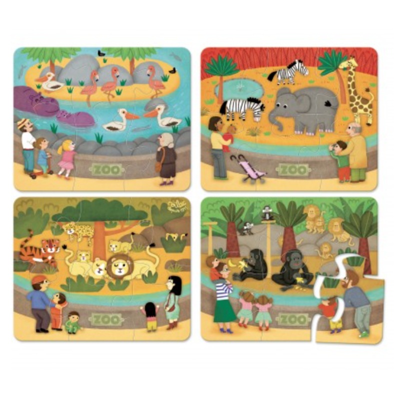 Zoo wooden puzzle